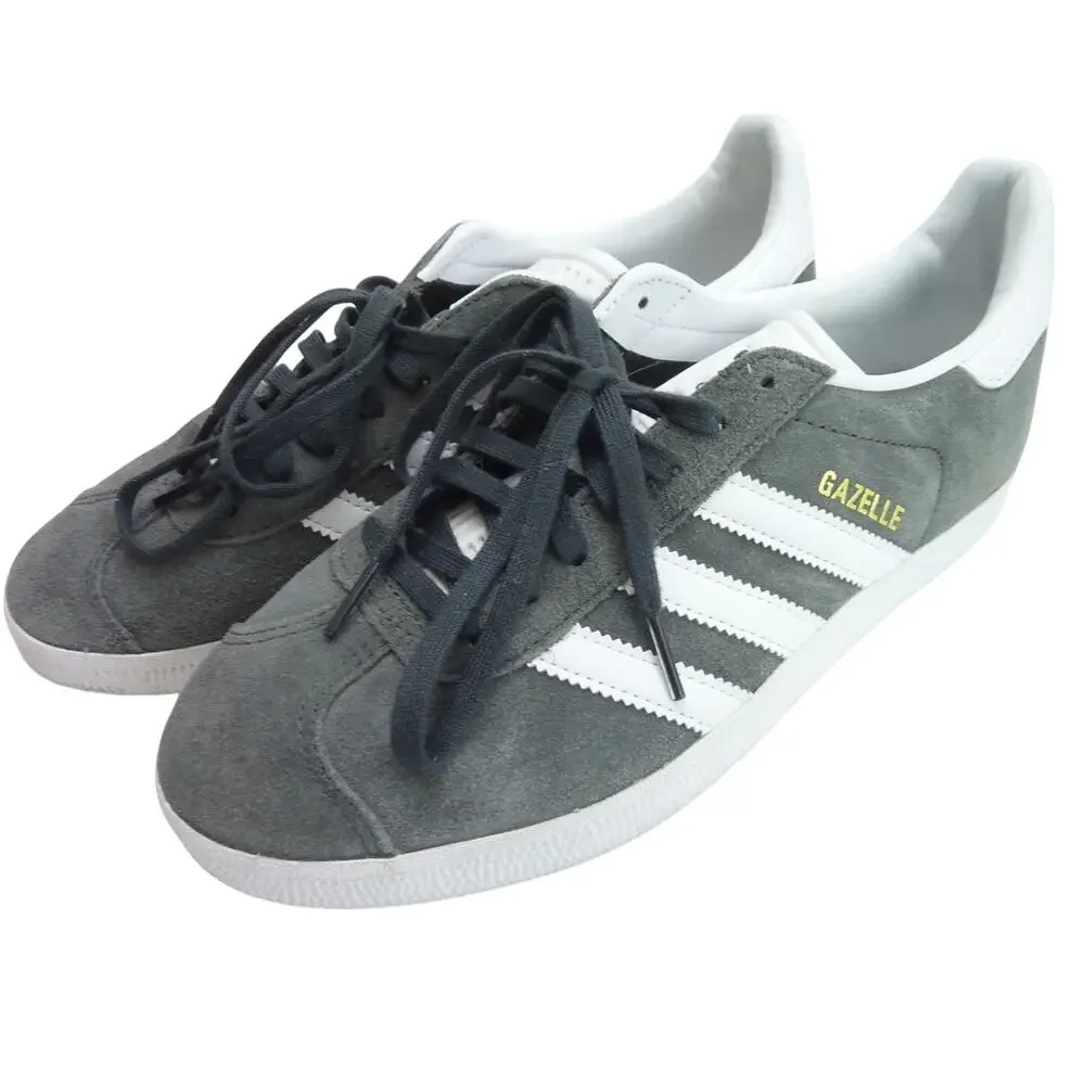 Adidas Originals Gazelle Mens Size 7 Womens 8 5 Suede Sneakers Gray White Retro